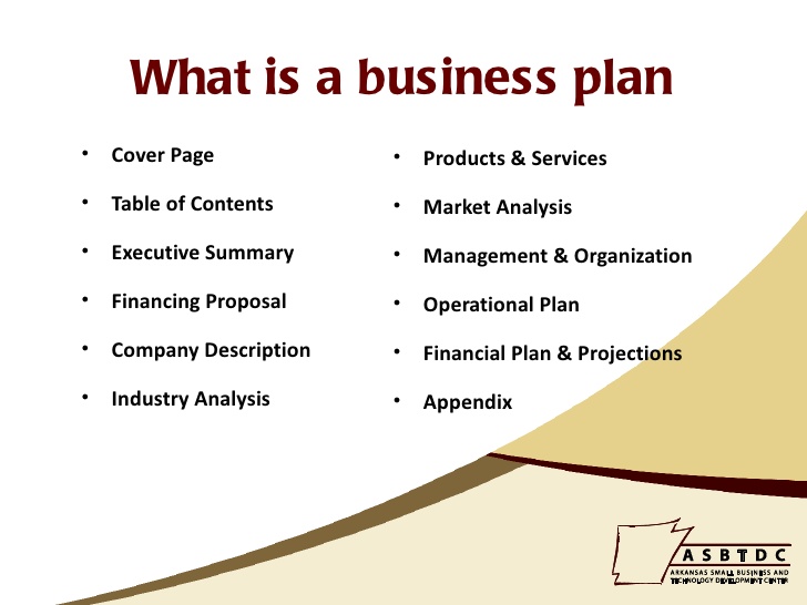 what is needed to write business plan